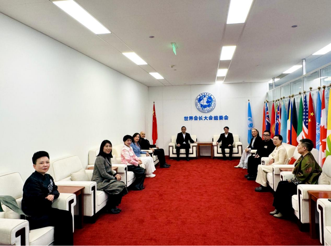 大洋洲工商业委员会执行会长孙国照一行到访世界会长大会组委会